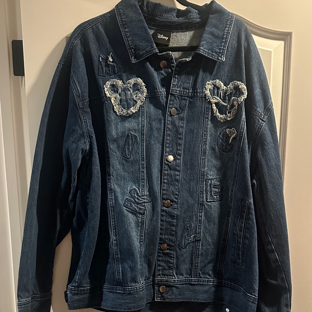 Disney Women's Blue Jean Jacket